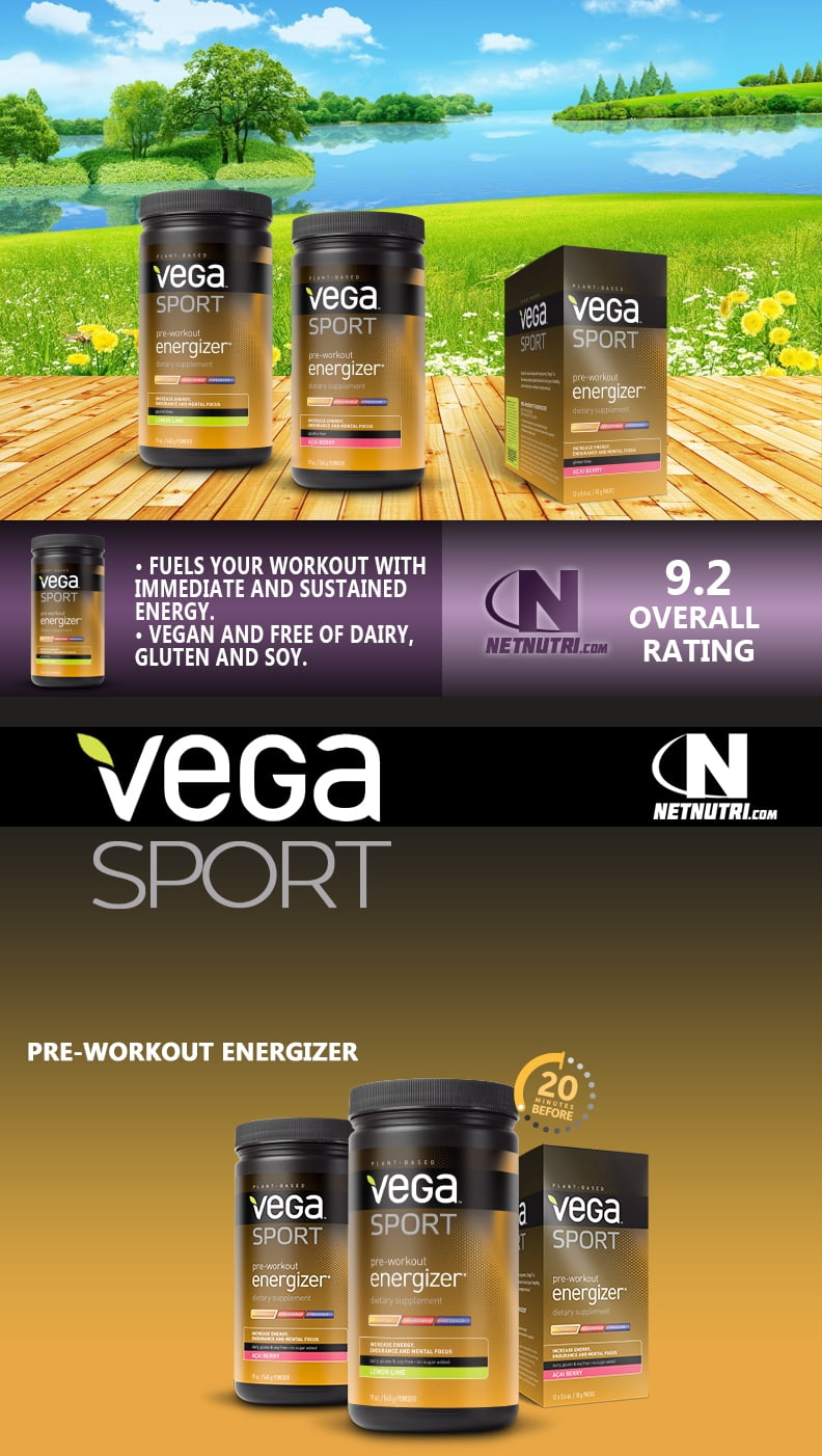 Vega Sport Pre Workout Energizer Sale at Netnutri.com