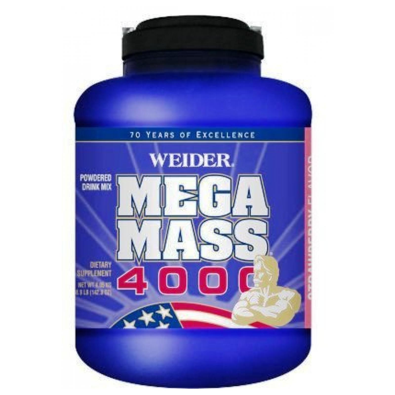 Mega Mass 4000 Strawberry 8.9lbs by Weider