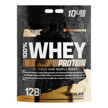 Nutrex 100% Whey Chocolate 128 Servings 10lbs