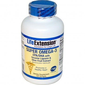 Life Extension Super Omega-3 120 Softgels