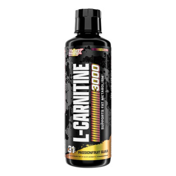 Nutrex Liquid L-Carnitine 3000 Passionfruit Guava 31 Servings