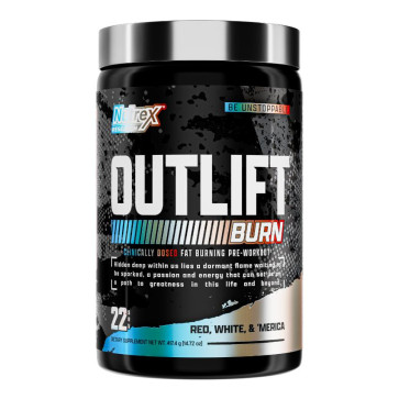 Nutrex Outlift Burn Red, White, & 'Merica 22 Servings