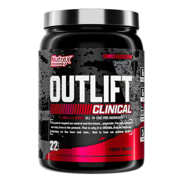 Nutrex Outlift Clinical Fruit Punch 22 Servings