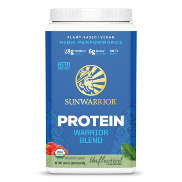 SunWarrior Warrior Blend Plant-Based Organic Protein Natural 1.6 lbs