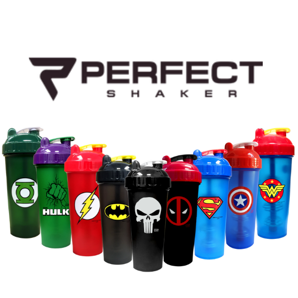 3 X Perfectshaker Assorted Shaker Bottles