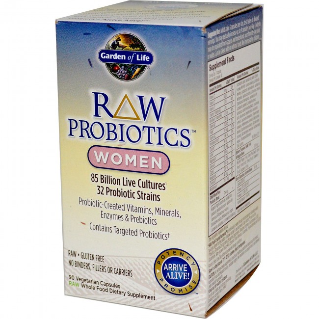 Raw Probiotics Women 85 Billion 90 Vegetarian Capsules By Garden Of Life 1109