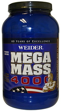 Mega Mass 4000 Vanilla 2.98lb by Weider