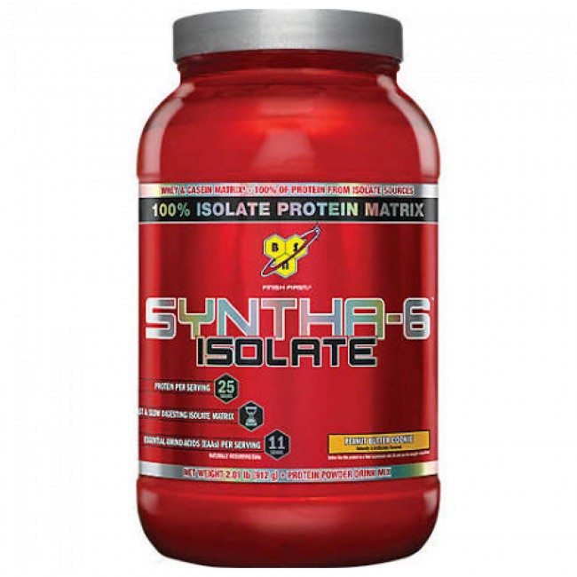 Bsn Syntha 6 Isolate Peanut Butter Cookie 2 01 Lbs