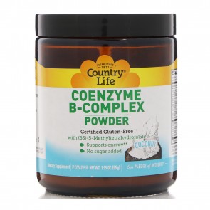 Country Life Coenzyme B-Complex Powder Coconut 1.95 oz