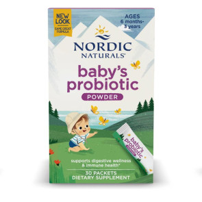 Nordic Naturals Baby's Probiotic Powder 30 Packets (Ages 6 Months - 3 Years)