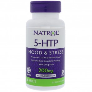 Natrol 5-HTP TR Time Release 200 mg 30 Tablets