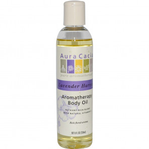 Aura Cacia, Aromatherapy Body Oil, Relaxing Lavender, 8 fl oz (237 ml)