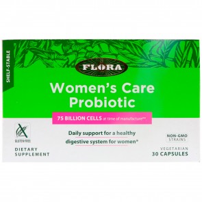 Flora Women's Care Probiotic 75 Billion Cells 30 Vegetarian Capsules