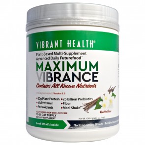 Vibrant Health Maximum Vibrance Version 3.0 Vanilla Bean 626.4 Grams