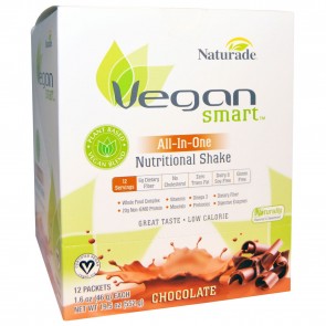Naturade Vegan Smart All-In-One Nutritional Shake Chocolate 12 Packets