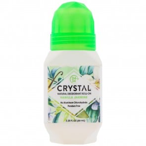 Crystal Essence Mineral Deodorant Roll-On Vanilla Jasmine 2.25 fl oz