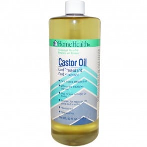 Home Health Castor Oil, Cold Pressed and Cold Processed, 32-Ounces