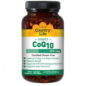 Country Life Vegan Coq-10 200Mg, 30Ct 30 Softgels