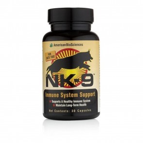 American Bioscience NK-9 Immune Support for Pets 250 mg 30 Capsules
