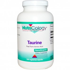 Nutricology Taurine 1000 Mg 250 Vegicaps