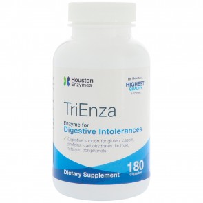Houston Enzymes - TriEnza with DPP IV Activity, 180 Capsules