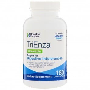 Houston Enzymes- TriEnza Chewable with DPP IV Activity 180 Chewable Tablets
