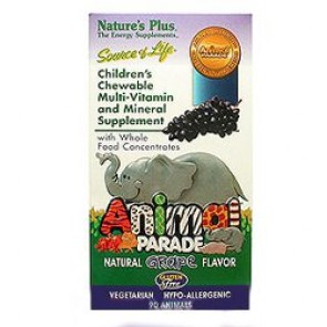 Natures Plus Animal Parade Grape 90 Tablets