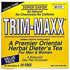 Body Breakthrough Trim-Maxx Tea for Men and Women Lemon Twist  70 Tea Bags