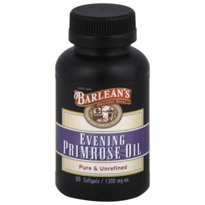 Barlean's Organic Evening Primrose Oil 1300 mg  60 Capsules