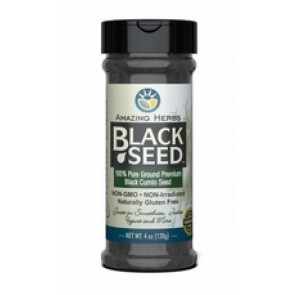 Amazing Herbs Black Seed 100 Pure Ground Premium Black Cumin Seed 4 oz | Black Seed 100 Pure Ground Premium Black Cumin Seed 4 oz