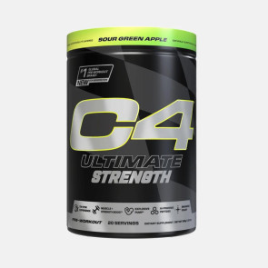 Cellucor C4 Ultimate Strength Sour Green Apple Pre-Workout 20 Servings
