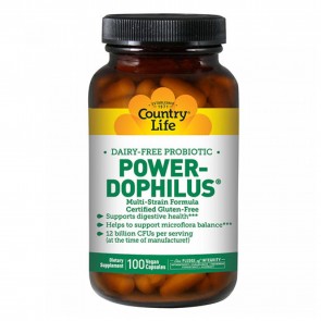 Country Life Power Dophilus 100 Vegetarian Capsules