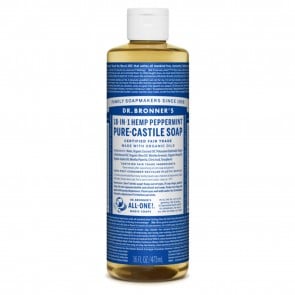 Dr. Bronner's Castile Liquid Soap Peppermint 16 oz