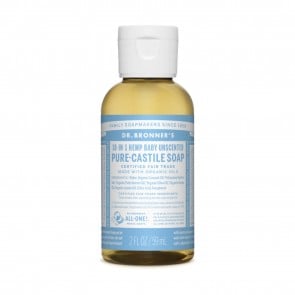 Dr. Bronner's Pure Castile Liquid Organic Soap Baby Unscented 2 oz