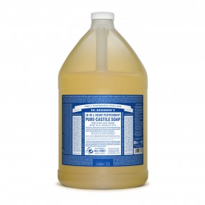 Dr. Bronner's Pure Castile Liquid Organic Soap Peppermint 1 Gallon