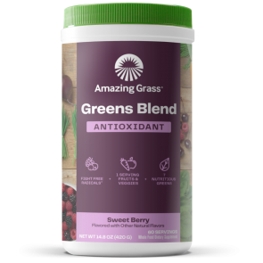 Amazing Grass Green SuperFood Antixodiant Sweet Berry 14.8 oz (420 Grams)
