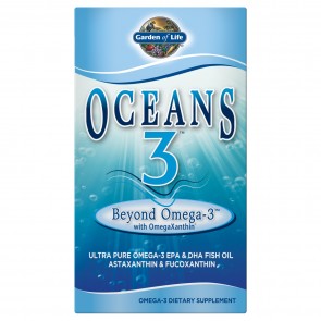 Garden of Life Oceans 3 Better Brain with OmegaXanthin 90 Softgels