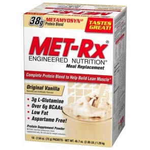 MET-Rx Original Meal Replacement Vanilla 18 Pack